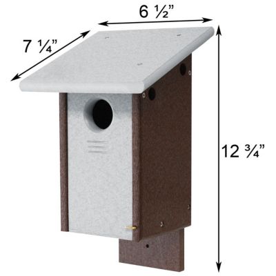 Image showing  Amish Made Recycled Plastic Bluebird House