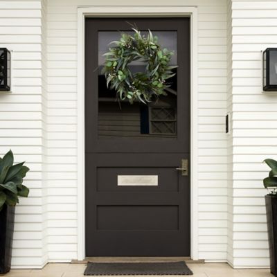 Image showing  24 in. Artificial Eucalyptus and Mixed Greens Wreath