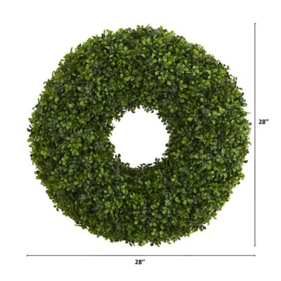 Image showing  Artificial 28 in. Boxwood Wreath