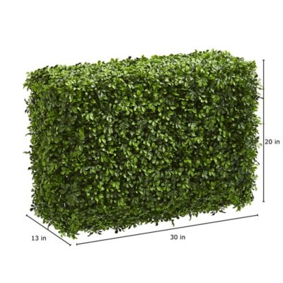 Image showing  30 in. Artificial Eucalyptus Hedge