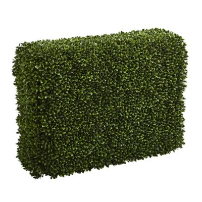 Nearly Natural 41 in. Artificial Boxwood Hedge, Indoor/Outdoor