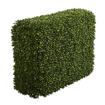 Image showing  41 in. Artificial Boxwood Hedge, Indoor/Outdoor