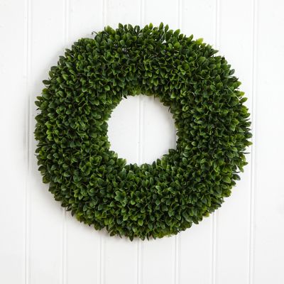 Image showing  24 in. Artificial Boxwood Wreath