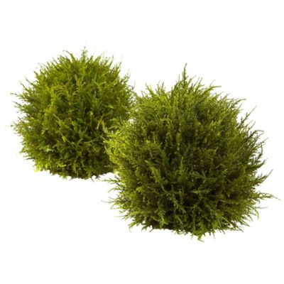 Image showing  14 in. Artificial Cedar Sphere