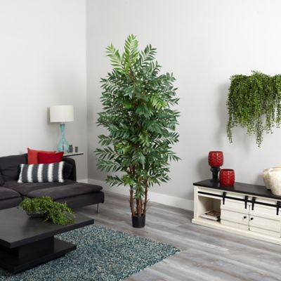 Image showing  7 ft. Artificial Bamboo Palm Silk Tree