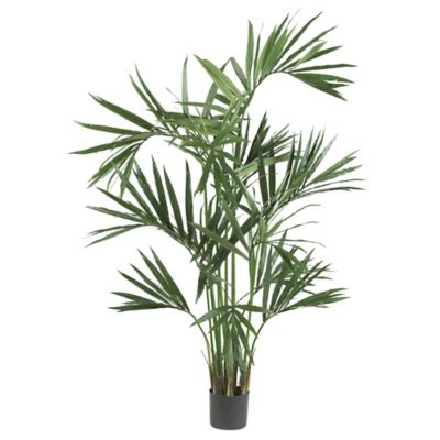 Nearly Natural 6 ft. Artificial Kentia Palm Silk Tree, 218 Leaves, Green