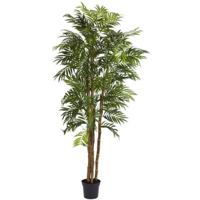 Nearly Natural 6 ft. Artificial Bella Palm Silk Tree
