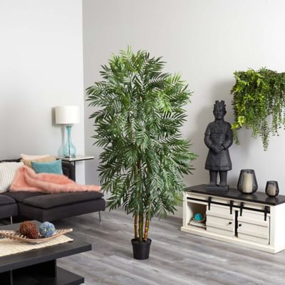 Image showing  6 ft. Artificial Bella Palm Silk Tree