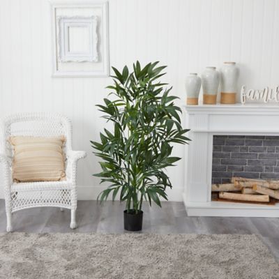 Image showing  4 ft. Artificial Bamboo Palm Silk Tree