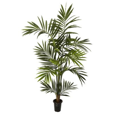 Nearly Natural 6 ft. Artificial Kentia Palm Silk Tree, Green