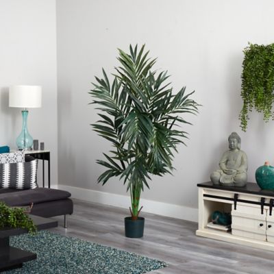 Image showing 2 th Nearly Natural 6 ft. Artificial Kentia Palm Silk Tree
