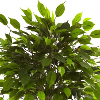Image showing  3 ft. Artificial Ficus Tree, UV Resistant, Indoor/Outdoor