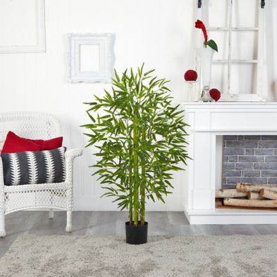 Image showing  4 ft. Artificial Bamboo Tree, UV Resistant, Indoor/Outdoor
