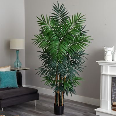 Image showing  6 ft. Artificial Bulb Areca Palm Tree