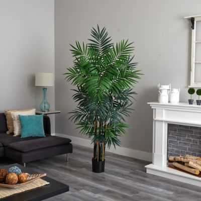 Image showing  6 ft. Artificial Bulb Areca Palm Tree