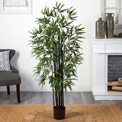 Image showing  5 ft. Artificial Black Bamboo Tree