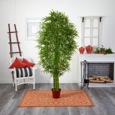 Image showing  7 ft. Artificial Bamboo Tree, UV Resistant, Indoor/Outdoor