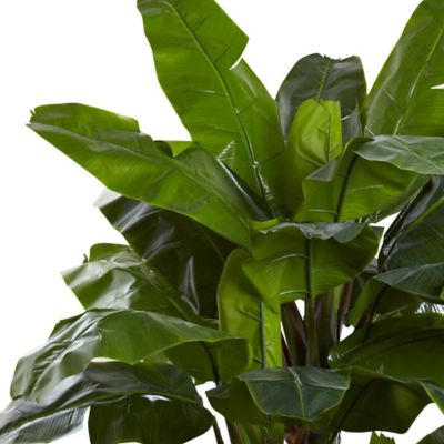 Image showing  7 ft. Artificial Giant Triple Stalk Banana Tree, UV Resistant, Indoor/Outdoor