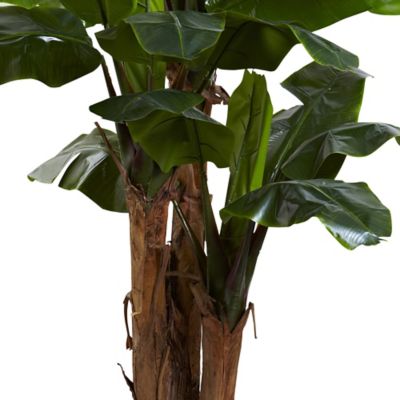 Image showing  7 ft. Artificial Giant Triple Stalk Banana Tree, UV Resistant, Indoor/Outdoor