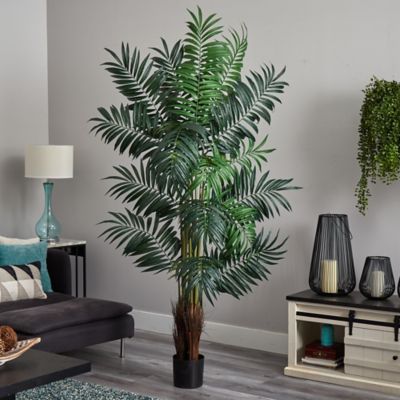 Image showing  7.5 ft. Artificial Bulb Areca Palm Tree