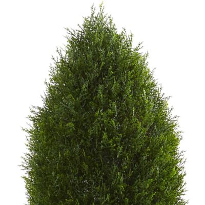 Image showing  5 ft. Artificial Cypress Tree, UV Resistant, Indoor/Outdoor