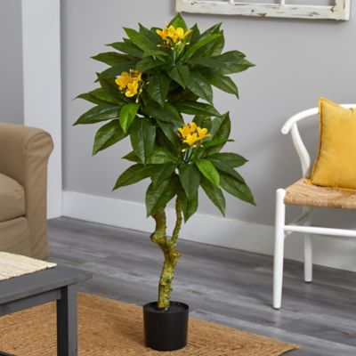 Image showing  4 ft. Artificial Plumeria Tree, UV Resistant, Indoor/Outdoor