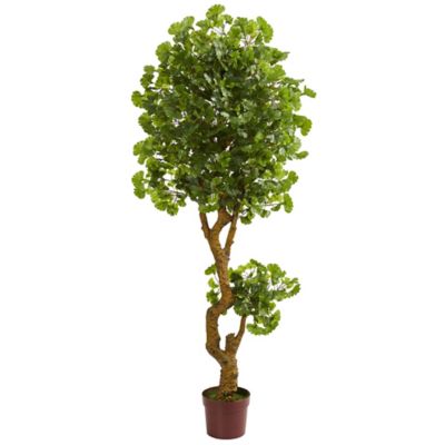 Nearly Natural 6 ft. Artificial Jingo Tree, UV Resistant, Indoor/Outdoor