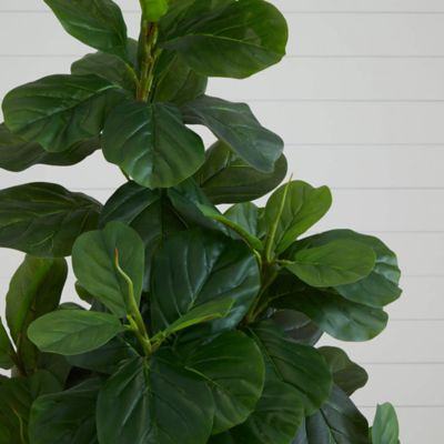 Image showing  6 ft. Artificial Fiddle Leaf Fig Tree