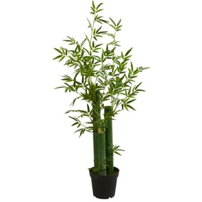 Image showing  5 ft. Artificial Green Bamboo Tree