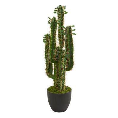 Nearly Natural 2.5 ft. Artificial Cactus Plant