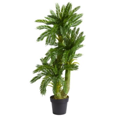 Image showing  3.5 ft. Artificial Triple Potted Cycas Plant