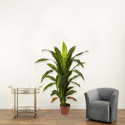 Image showing  4 ft. Artificial Dracaena Silk Plant, Real Touch