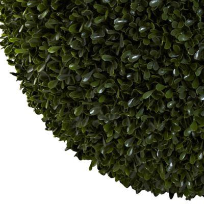 Image showing  19 in. Artificial Boxwood Ball, Indoor/Outdoor