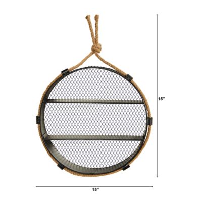 Image showing  15 in. Round Wall Shelf