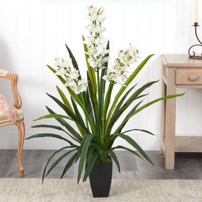 Image showing  45 in. Artificial Cymbidium Orchid Plant