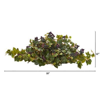 Image showing  Artificial 33 in. Grape Leaf Ledge Plant