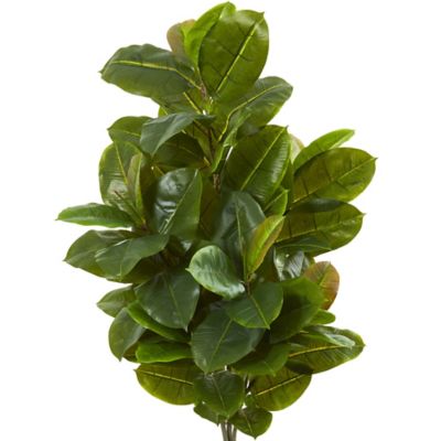 Image showing  65 in. Artificial Rubber Leaf Tree, Real Touch