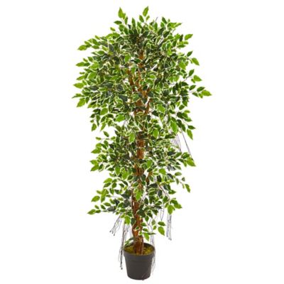 Nearly Natural 5 ft. Artificial Elegant Ficus Tree