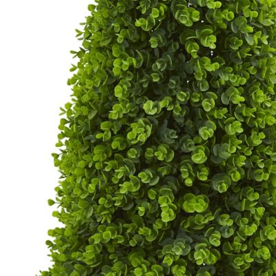Image showing  4 ft. Artificial Eucalyptus Topiary Tree, Indoor/Outdoor