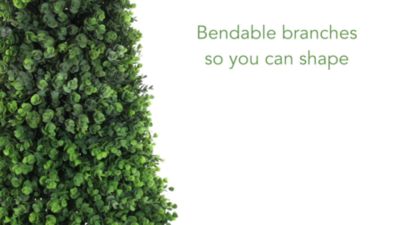 Image showing  4 ft. Artificial Eucalyptus Topiary Tree, Indoor/Outdoor