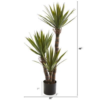 Image showing  4 ft. Artificial Yucca Tree