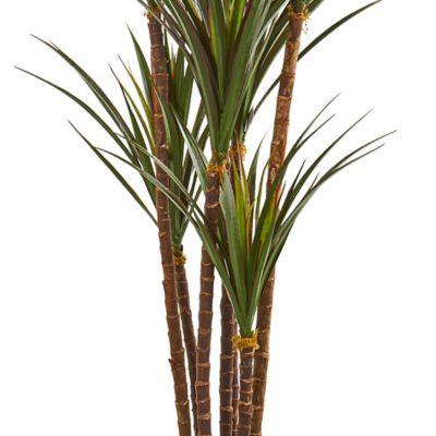 Image showing  Artificial 6 ft. Giant Yucca Tree in Decorative Planter, UV-Resistant, Indoor/Outdoor
