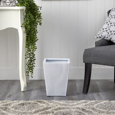 Image showing  13 in. Classic Square Metal Planter