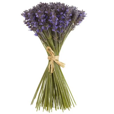 Nearly Natural 9 in. Artificial Lavender Bundle Flower, 144 Lavender Floral Included