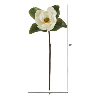 Image showing  28 in. Artificial Magnolia Flower, 3 pc.
