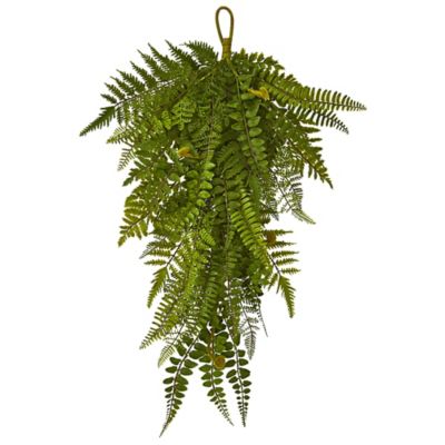 Nearly Natural 28 in. Artificial Fern Teardrop, 2 pc.