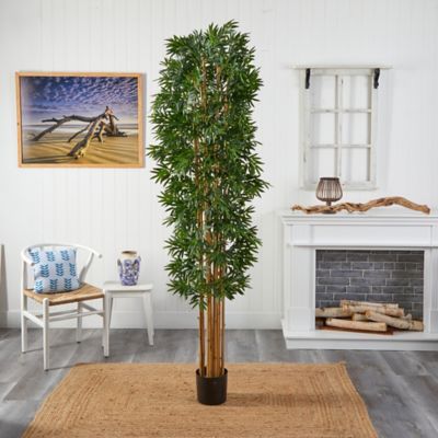 Image showing  7 ft. Artificial Bamboo Japonica Silk Tree