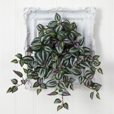 Image showing  23 in. Artificial Wandering Jew Hanging Plant, 4 pc.