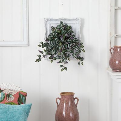 Image showing  23 in. Artificial Wandering Jew Hanging Plant, 4 pc.