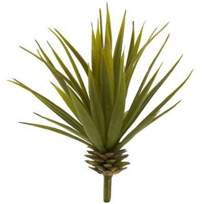 Image showing 1 th Nearly Natural 6 in. Artificial Mini Spiky Agave Succulent Plant, 12 pc.